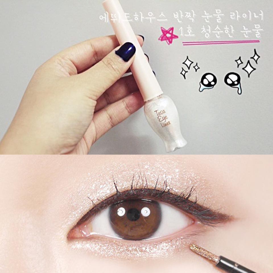 Kẻ viền mắt nhũ Etude House Tear Eye Liner #03 nhũ bạc ánh hồng | Shopee  Việt Nam