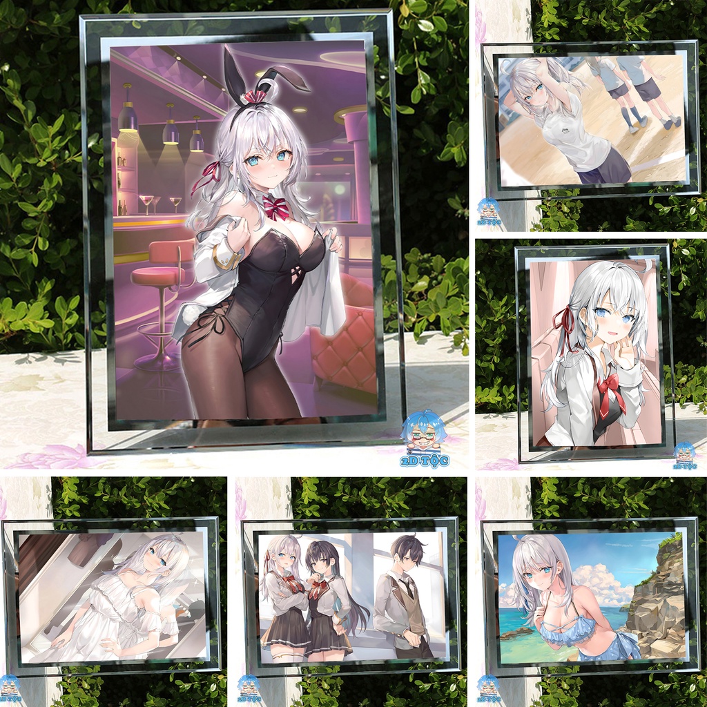 Khung kính A4 Arya-san bàn bên thi thoảng lại thả thính tôi bằng tiếng Nga (1) - để bàn by 2D Tộc Shop