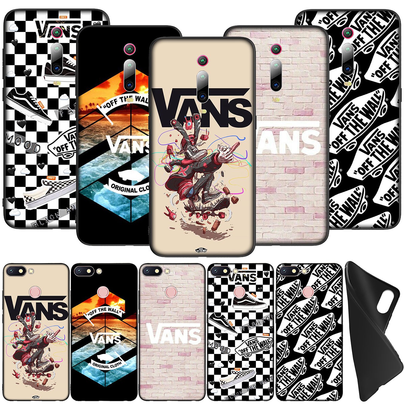 Soft Silicone Xiaomi Mi 10 9 9T Pro Lite SE pocophone f1 MI10 Mi9 Cover Vans Cartoon Phone Case