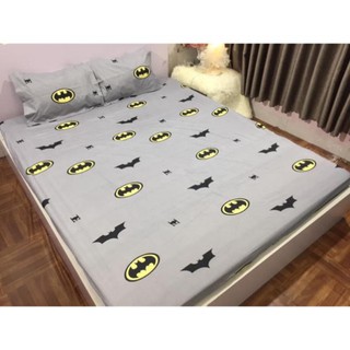 Bộ ga gối 3 món cottong poly - patman - 2020