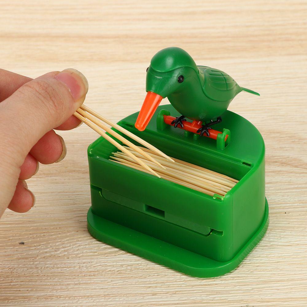 Hộp Đựng Tăm Xỉa Răng Tự Động Bằng Nhựa Dễ Thương