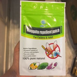 Combo 10 bộ dán sticker đuổi muỗi thiên nhiên an toàn 100%