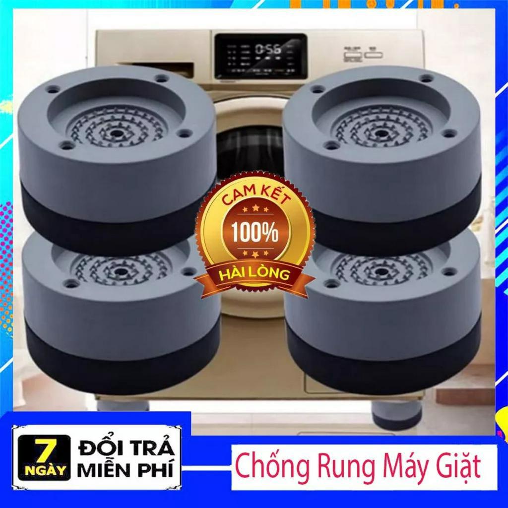 Bộ 4 chân kê máy giặt cao su chống rung bảo vệ động cơ, chống ồn hiệu quả