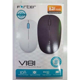 Chuột quang không dây Forter V181 (Trắng)