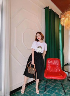 ❤️ SET ÁO THUN GẤU+CHÂN VÁY