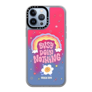 Ốp lưng casetify họa tiết busy doing nothing by huyen dinh | casetify auth - no box