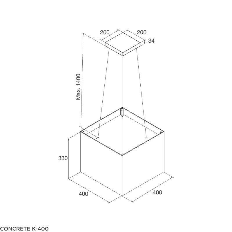 Máy hút đảo Malloca Concrete K-400