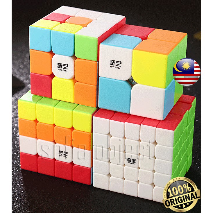 QIYI Khối Rubik 2x2 3x3 4x4 2 3 4 2x2 3 4 Tốc Độ Cao Làm Quà Tặng Cho Học Sinh Mới Bắt Đầu