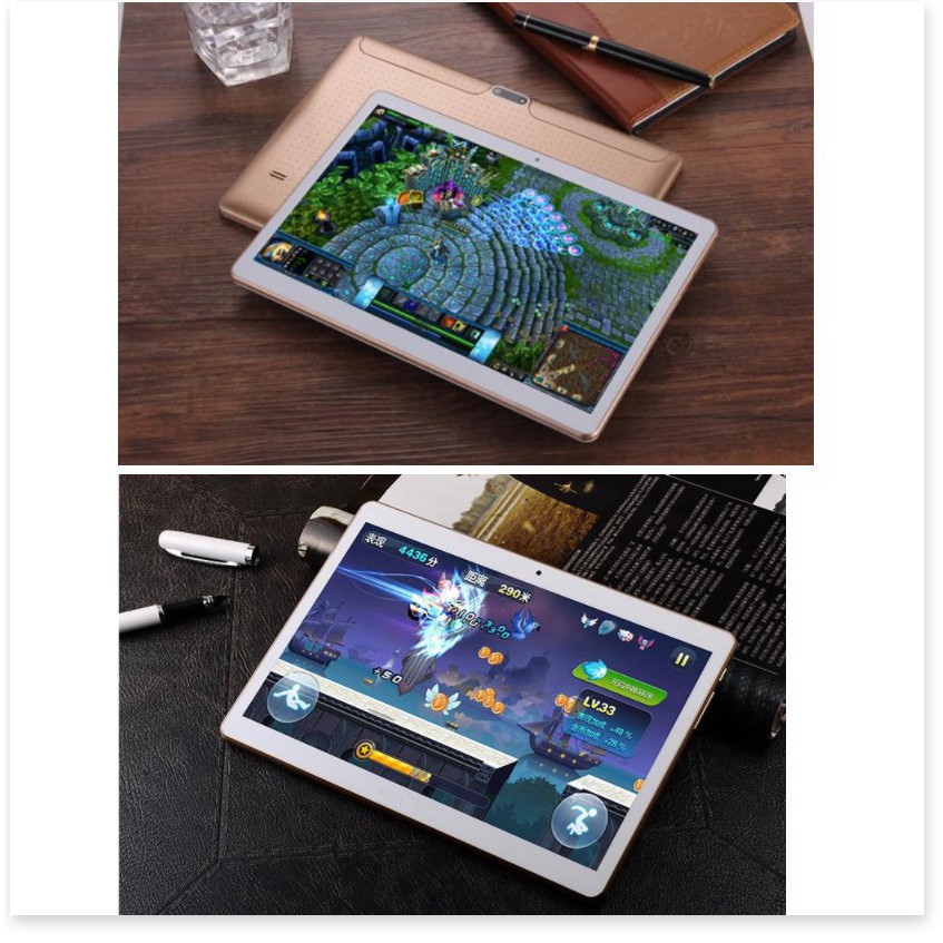 Máy tính bảng Tablet 10.1 inch IPS, MTK 6582 64G Rom, 4g Ram hỗ trợ 2 SIm 3G nghe gọi + tặng bao da | BigBuy360 - bigbuy360.vn