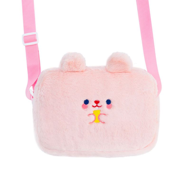 Túi Đeo Chéo Vai Bằng Vải Bông Nhỏ Nhắn Dễ Thương Dành Cho Nữ