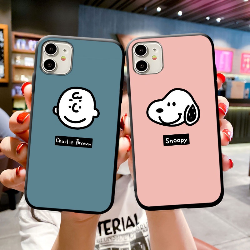 Ốp Điện Thoại Mềm Mặt Nhám Hình Snoopy Cho Realme C35 C25 C25S C21 C21Y C20 C17 C15 C12 C11 C3 C2 C1 2020 2021