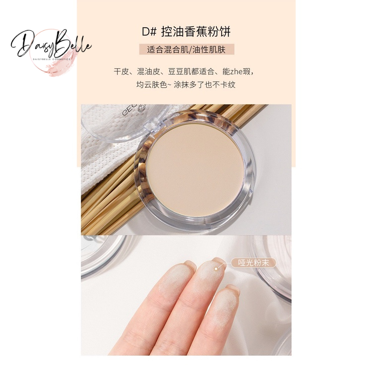 Phấn phủ dạng nén GECOMO OIL CONTROL BANANA POWER