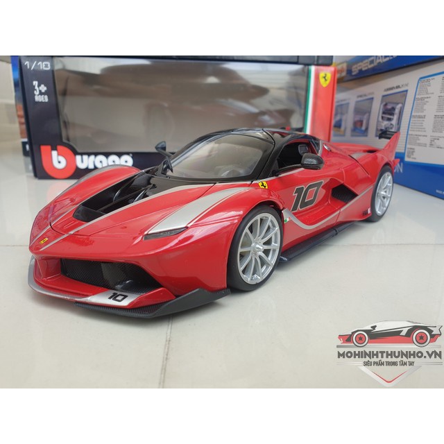 Xe mô hình Ferrari FXX K, tỉ lệ 1:18, màu đỏ