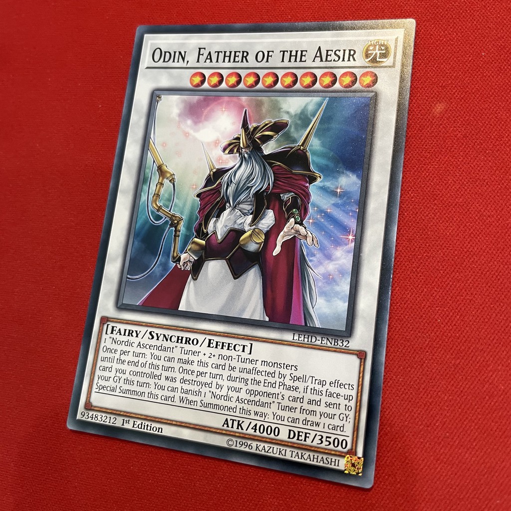 EN-JP]Thẻ Bài Yugioh Chính Hãng] Odin, Father of the Aesir