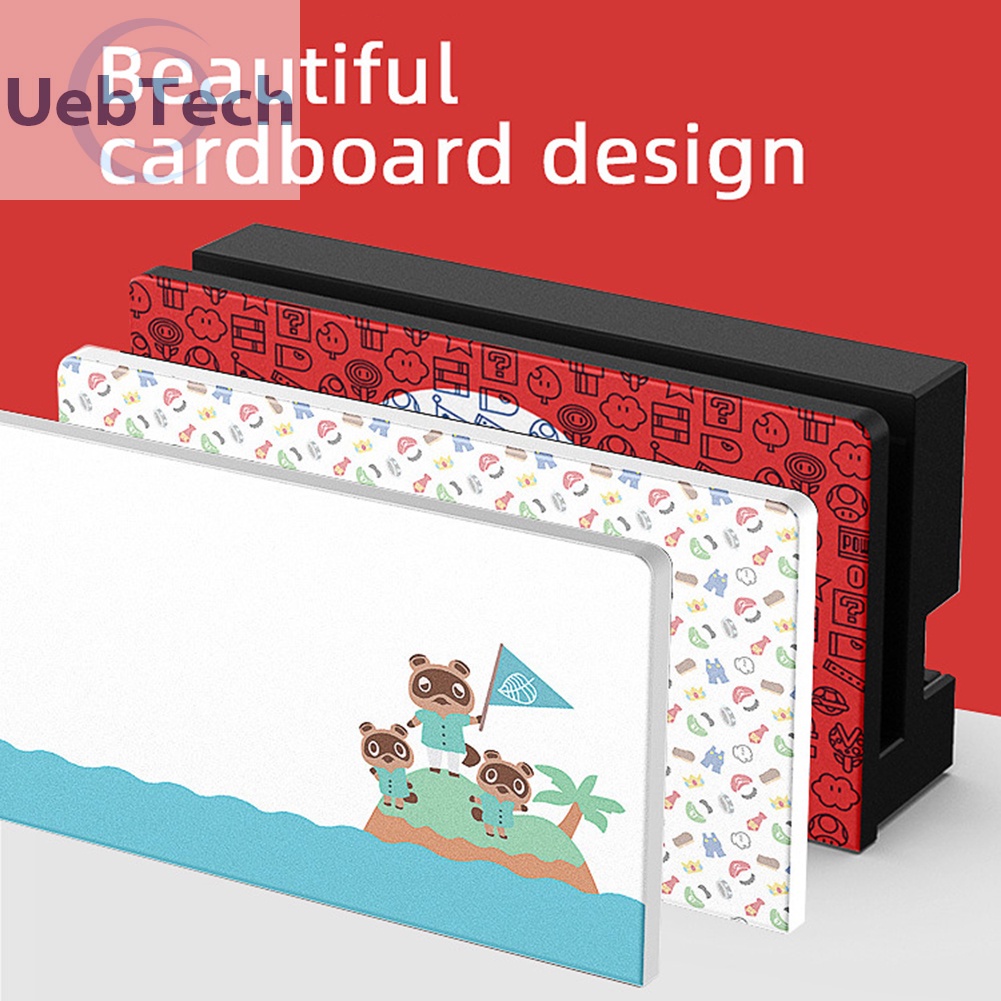 Vỏ bọc bảo vệ Uebtech họa tiết hoạt hình cho Nintendo Switch Dock