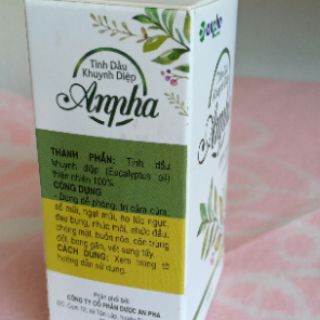 Tinh dầu Khuynh diệp Anpha