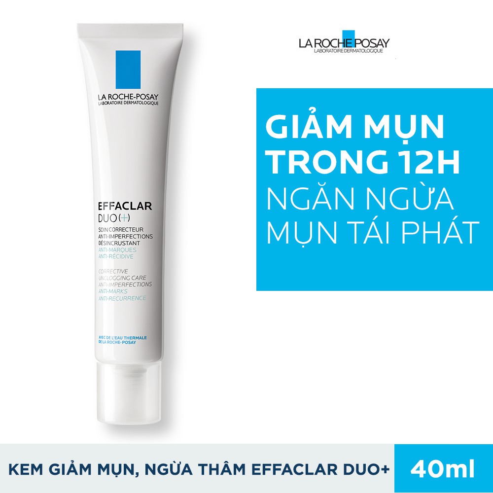 Kem giảm mụn La Roche-Posay Effaclar Duo+