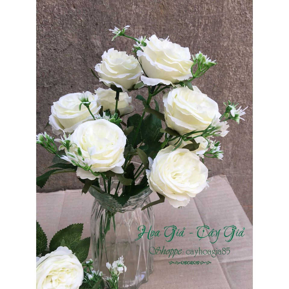 Hoa giả - Hoa Hồng italy Cực Đẹp