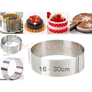 Khuôn ring mouse tròn thay đổi kích thước 16-30cm