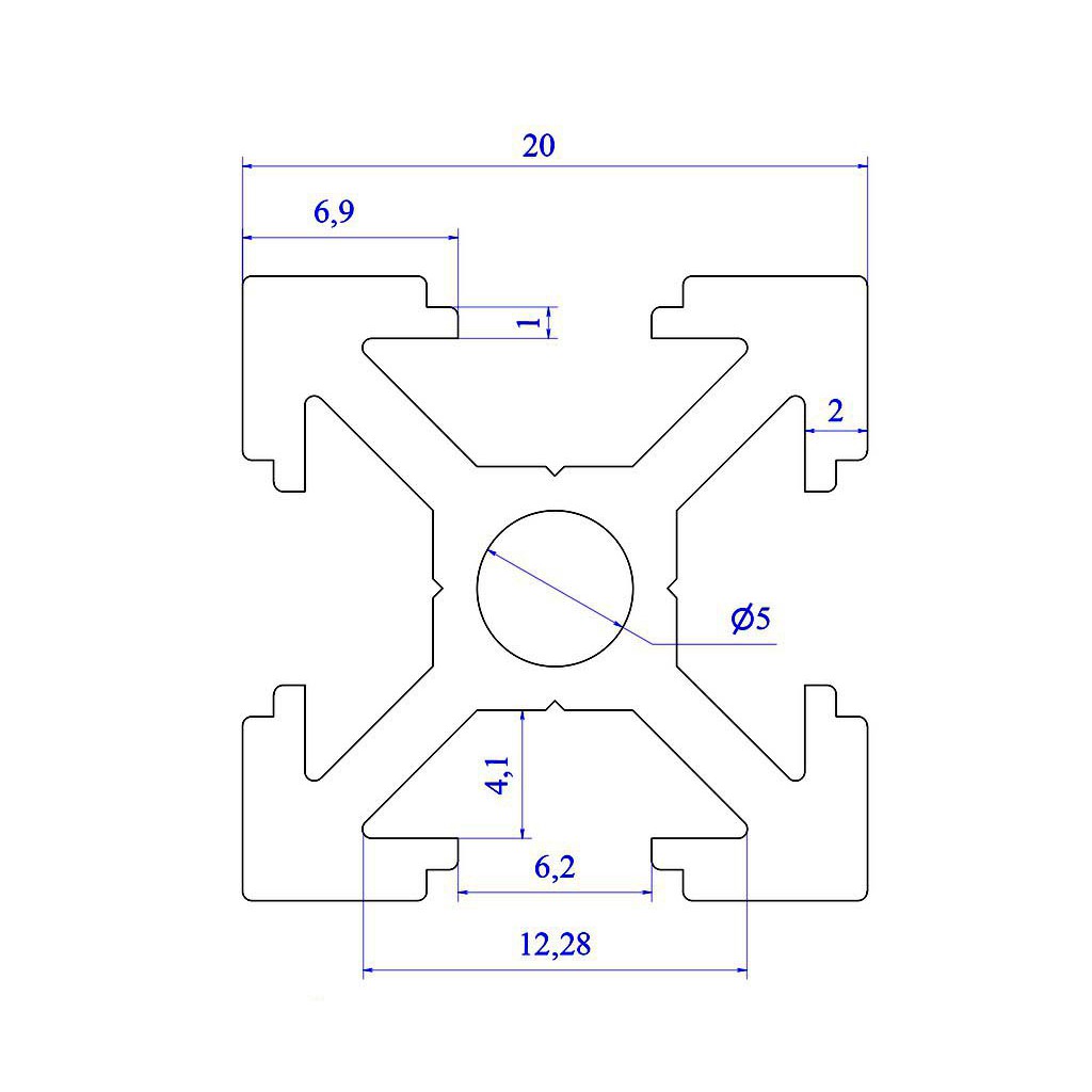 Nhôm định hình 2020 trượt bánh xe vslot Rất tốt bảo đảm 100%