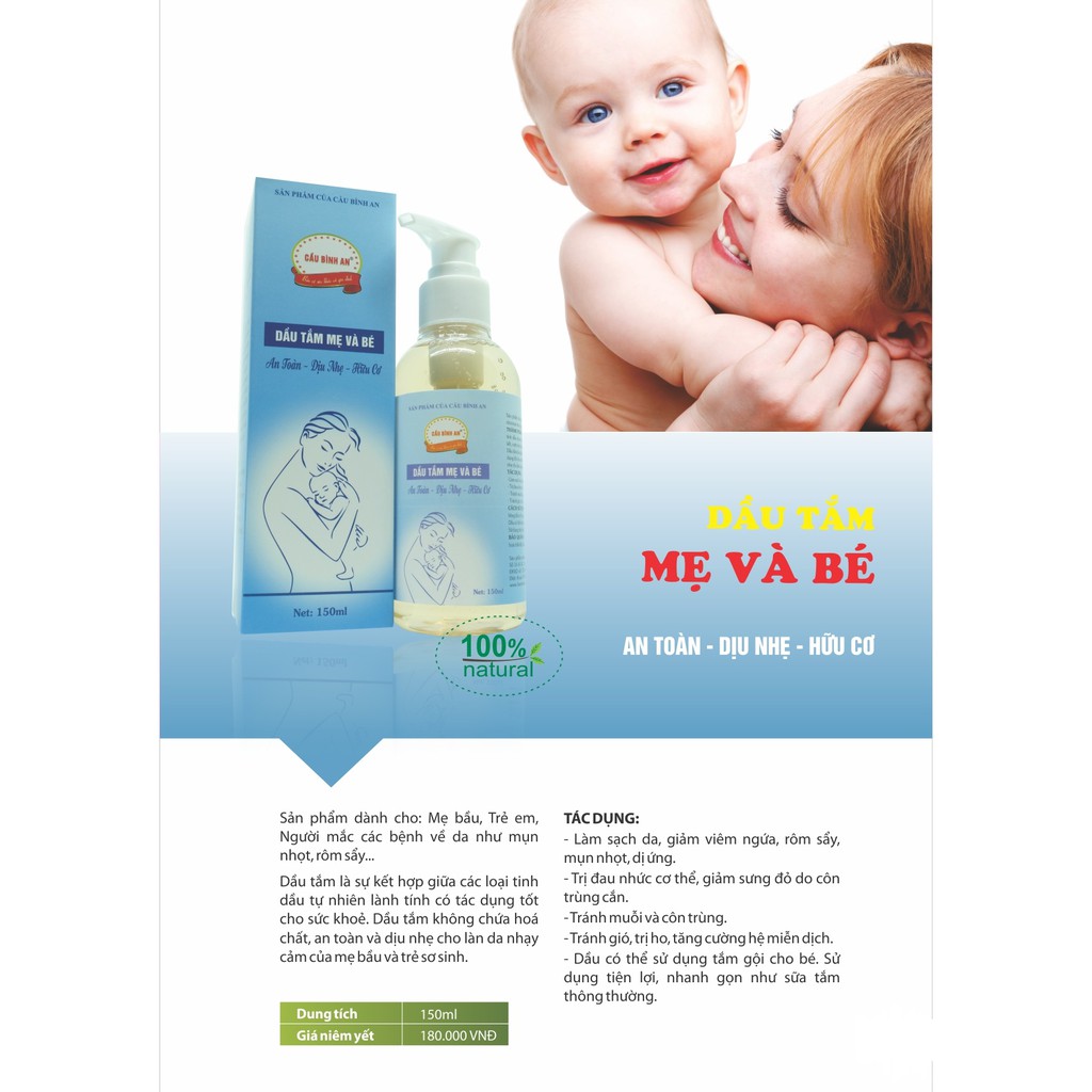 DẦU TẮM MẸ VÀ BÉ CẦU BÌNH AN