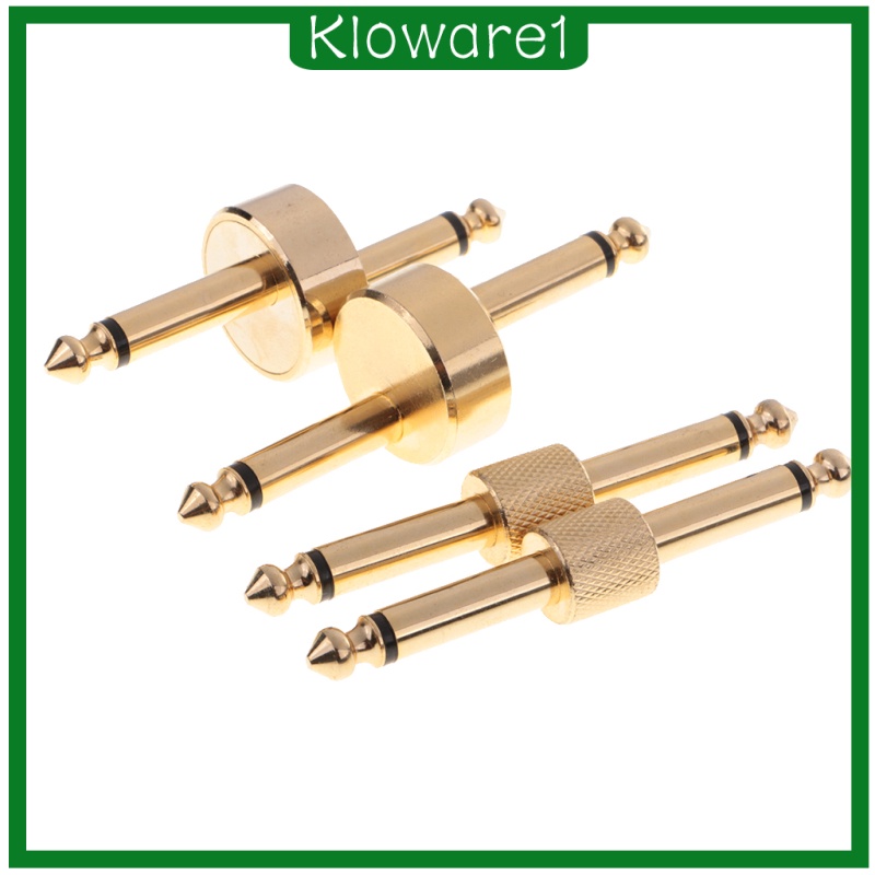 [KLOWARE1]Guitar Effect Pedal Convert Connector Straight & Z Type Patch Adapter Plug