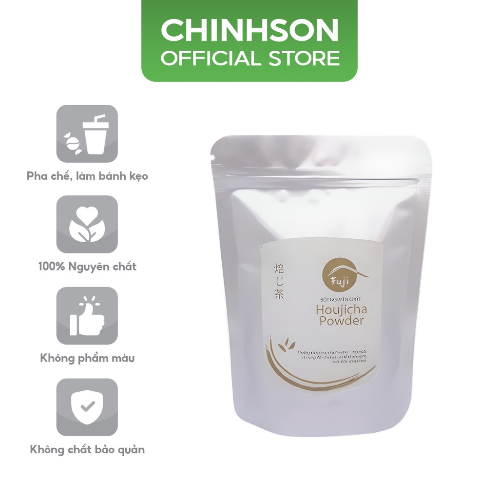 Bột Trà Rang Nguyên Chất Houjicha Powder 100g - Chính Sơn
