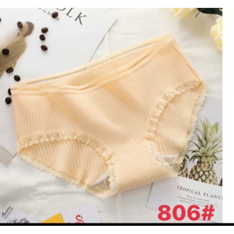 Set 10 quần lót cotton tăm tre kháng khuẩn
