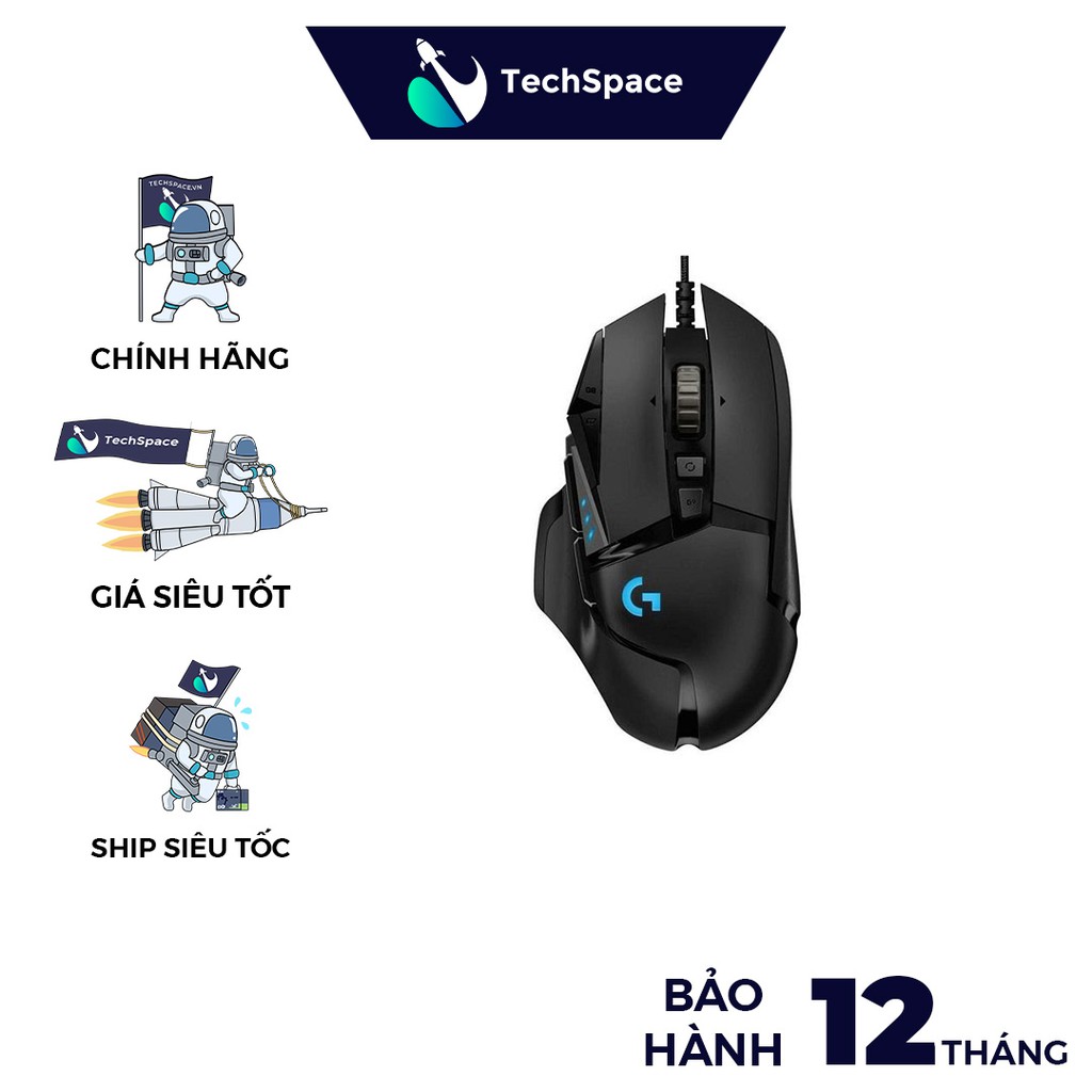 Chuột Logitech G502 HERO (Hàng chính hãng) -Bảo hành 12 tháng