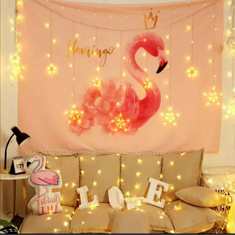 TRANH VẢI TREO TƯỜNG , THẢM DECOR TRANG TRÍ HÌNH HỒNG HẠC