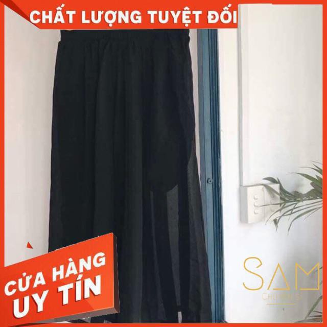 Quần Ống Rộng Vải Voan