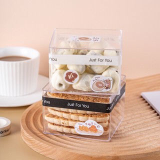 Set 5 Hộp Nhựa Trong Suốt Đựng Bánh Quy/ Cheesecake