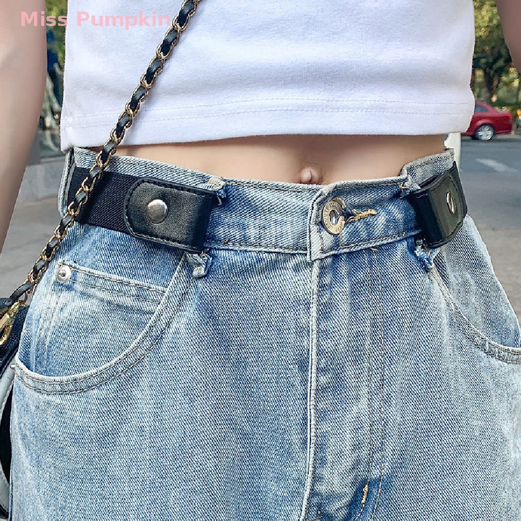 Thắt Lưng Thun Vô Hình Không Có Khóa Cài Dễ Dàng Co Giãn Cho Thắt Lưng Quần Jean Nam Và Nữ