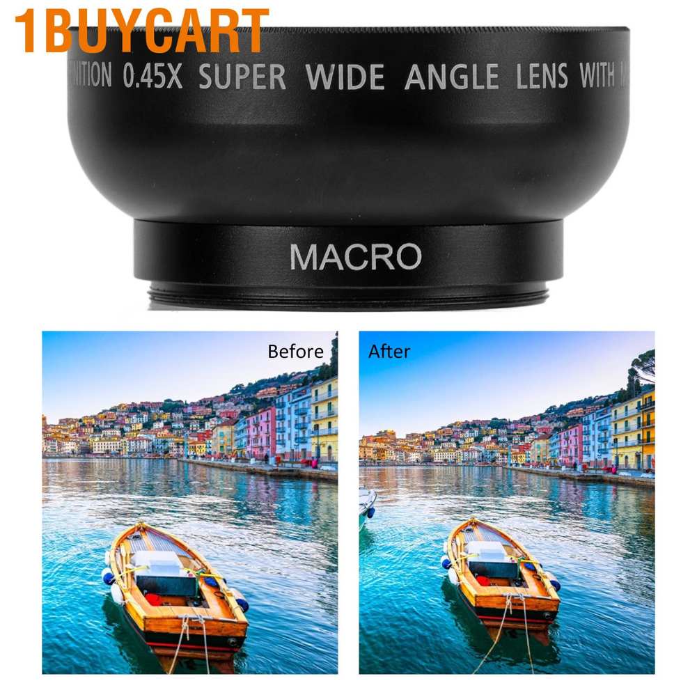 Bộ ống kính máy ảnh góc rộng 46mm 0.45X phổ biến cho tất cả các khẩu độ bộ lọc 46MM