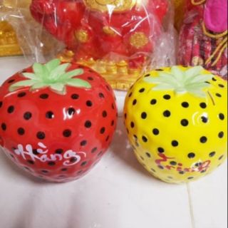 Ống tiết kiệm dáng quả dâu tây