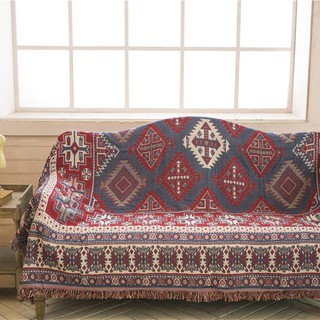 Thảm Phủ Sofa Thảm Decor Hoa Tiết Thổ Cẩm