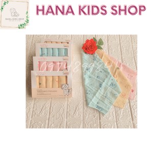 Hộp 6 khăn sữa sợi tre Sofflin cao cấp mềm mịn , không có sợi tơ, an toàn cho bé yêu