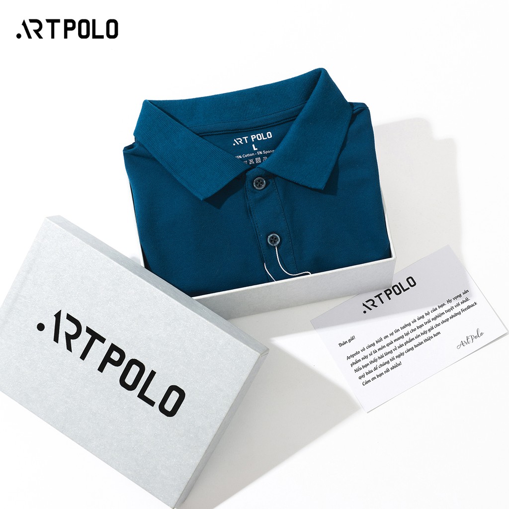 Áo thun Polo Nam cổ bẻ vải Cá sấu Cotton trẻ trung màu Cổ Vịt PLCV - ARTPOLO | BigBuy360 - bigbuy360.vn