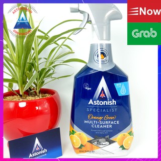 Chai Tẩy Dầu Mỡ Nhà Bếp Astonish Nước Lau Bếp Điện Từ Hút Mùi Lò Vi Sóng Lò Nướng Hương Cam C6790_750ml - Astonish VN