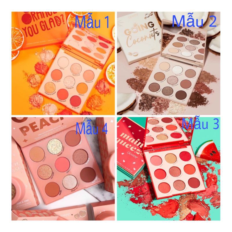 Colourpop ✨ Hình thật - Bill chính hãng- Bảng phấn mắt các loại Colourpop (Bảng màu mới)