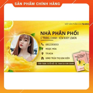Kem Body Lemon Chanh Kích Trắng Da