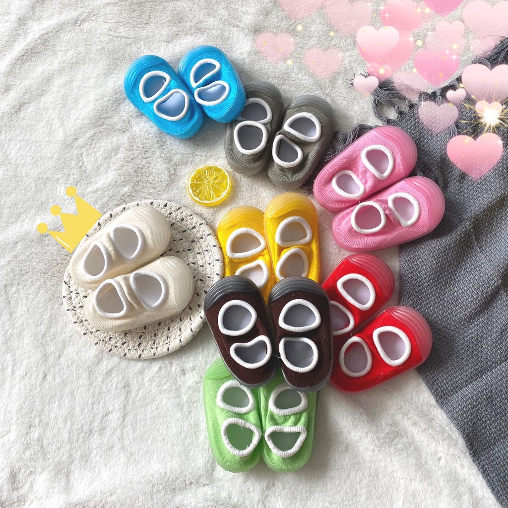 Giày trẻ em Cô gái Trẻ em Công chúa Candy Màu Giày khóa nhựa không trơn trượt