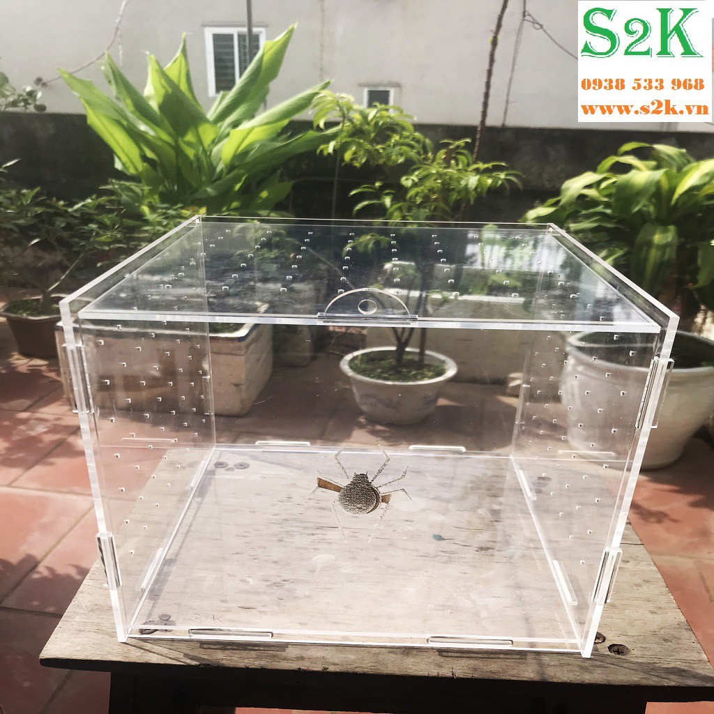 Bể acrylic CB25: 25x25x25 , hồ mika phù hợp cho nuôi cá, cây thủy sinh... có thể dùng kèm theo đèn, bơm, lọc