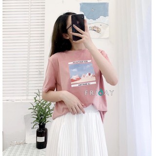 Áo phông freesize hoạ tiết hình Sa Mạc La Martina Friday