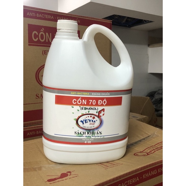 CỒN SÁT KHUẨN 70 độ can 4L YEYU STAR 🌟
