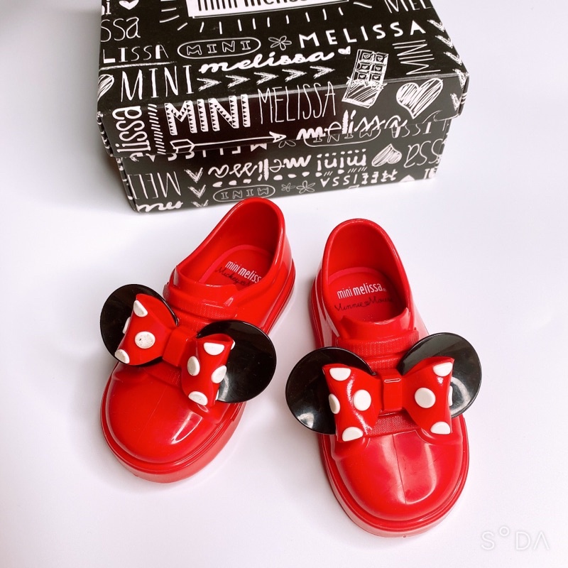 giày mickey đỏ melissa