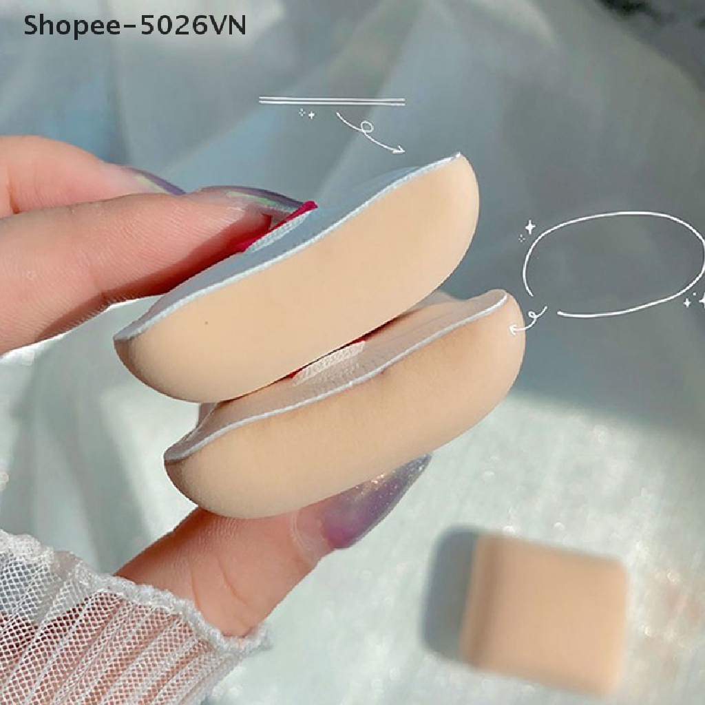 [Hàng mới về] 1/ 3 Mút trang điểm mềm mịn sử dụng kép dùng được cả khô và ướt