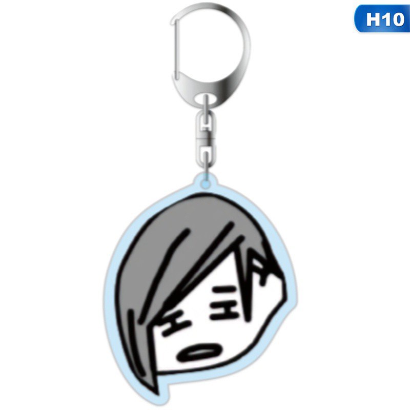 Móc Khóa Nhựa Acrylic Hai Mặt Họa Tiết Anime Kugisaki Nobara Gojo