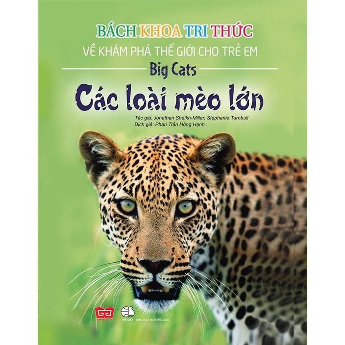 Sách - Bách Khoa Tri Thức Về Khám Phá Thế Giới Cho Trẻ Em - Các Loài Mèo Lớn (bìa Mềm - Tái Bản 2018)