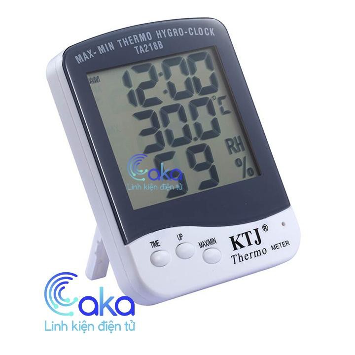 Đồng hồ đo độ ẩm nhiệt độ KTJ-TA218B